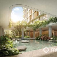 Granoscar Ibirapuera - Praça central com espelho d'água Granoscar Ibirapuera - Praça central com espelho d'água