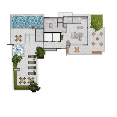 Lumen Campo Belo - Implantação rooftop Lumen Campo Belo - Implantação rooftop