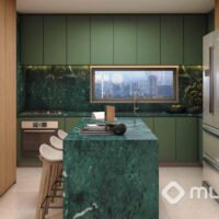 Lumen Campo Belo - Perspectiva cozinha 105m² Lumen Campo Belo - Perspectiva cozinha 105m²