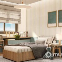 Lumen Campo Belo - Perspectiva suíte 2 145m² Lumen Campo Belo - Perspectiva suíte 2 145m²