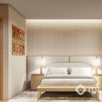 Lumen Campo Belo - Perspectiva suíte master 105m² Lumen Campo Belo - Perspectiva suíte master 105m²