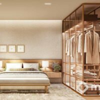 Lumen Campo Belo - Perspectiva suíte master 145m² Lumen Campo Belo - Perspectiva suíte master 145m²