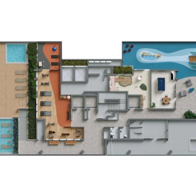 Lumine Campo Belo - Implantação 7º pavimento Lumine Campo Belo - Implantação 7º pavimento