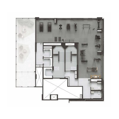 Singular Ibirapuera - Implantação 1º pavimento Singular Ibirapuera - Implantação 1º pavimento