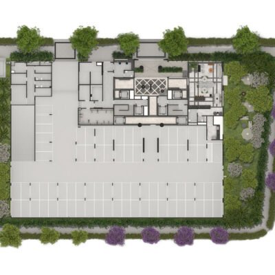 The Garden Klabin - Implantação térreo The Garden Klabin - Implantação térreo