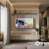 Today Chácara Santo Antônio - Perspectiva living 39m² Today Chácara Santo Antônio - Perspectiva living 39m²