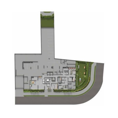 Criare by Tarjab - Implantação térreo Criare by Tarjab - Implantação térreo