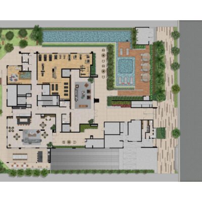 Edson 1400 - Implantação térreo Edson 1400 - Implantação térreo