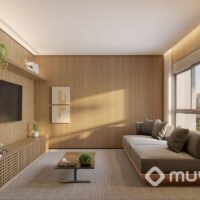 Edson 1400 - Perspectiva sala íntima Edson 1400 - Perspectiva sala íntima