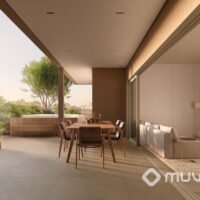 Gavia Moema - Perspectiva varanda 149m² Gavia Moema - Perspectiva varanda 149m²