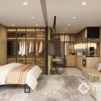 Inside Brooklin - Perspectiva studio 42m² Inside Brooklin - Perspectiva studio 42m²