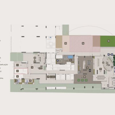 Quintessence Campo Belo - Implantação térreo Quintessence Campo Belo - Implantação térreo