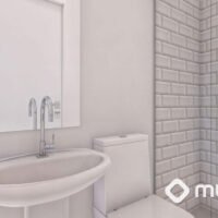 Skyline Brooklin - Perspectiva banho serviço Skyline Brooklin - Perspectiva banho serviço