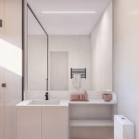 Skyline Brooklin - Perspectiva banho suíte 2 Skyline Brooklin - Perspectiva banho suíte 2