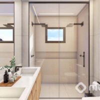 Skyline Brooklin - Perspectiva banho master Skyline Brooklin - Perspectiva banho master