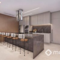 Skyline Brooklin - Perspectiva cozinha Skyline Brooklin - Perspectiva cozinha