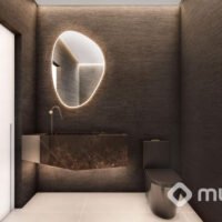 Skyline Brooklin - Perspectiva lavabo Skyline Brooklin - Perspectiva lavabo