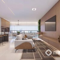 Skyline Brooklin - Perspectiva living Skyline Brooklin - Perspectiva living