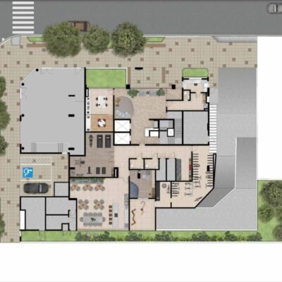 Triu 1722 - Implantação térreo Triu 1722 - Implantação térreo
