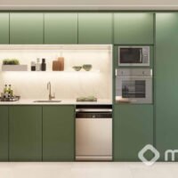 Triu 1722 - Perspectiva cozinha e área de serviço Triu 1722 - Perspectiva cozinha e área de serviço