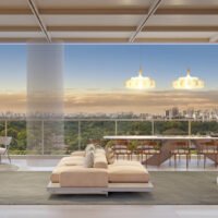 Zen Cyrela & Yoo - Perspectiva living 320m² Zen Cyrela & Yoo - Perspectiva living 320m²