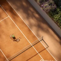 Sofia Campo Belo - Detalhe quadra de tênis Sofia Campo Belo - Detalhe quadra de tênis