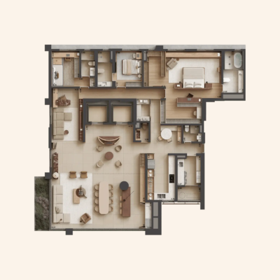 Sofia Campo Belo - Planta 278m² - Opção 1 Sofia Campo Belo - Planta 278m² - Opção 1