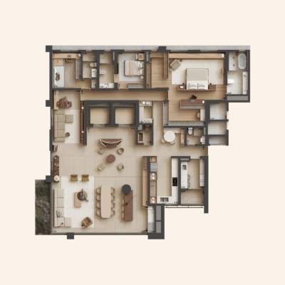 Sofia Campo Belo - Planta 278m² - Opção 3 Sofia Campo Belo - Planta 278m² - Opção 3