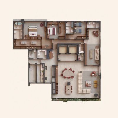 Sofia Campo Belo - Planta 328m² - Opção 2 Sofia Campo Belo - Planta 328m² - Opção 2