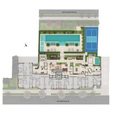 Leven by Living - Implantação lazer Leven by Living - Implantação lazer