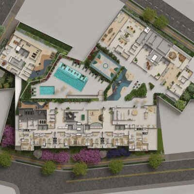 Vila Ares - Implantação térreo Vila Ares - Implantação térreo