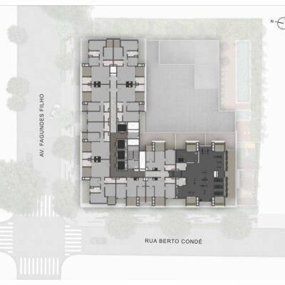 Autoria MAC - Implantação 20º pavimento Autoria MAC - Implantação 20º pavimento