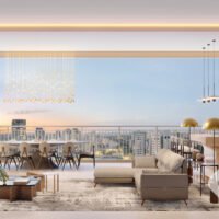 Green Garden by Cyrela - Perspectiva living 179m² Green Garden by Cyrela - Perspectiva living 179m²