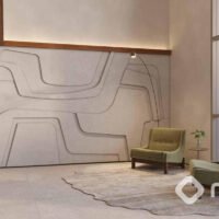 Casa Nacional - Painel por Burle Marx Escritório de Paisagismo e mobiliário por Sergio Rodrigues Casa Nacional - Painel por Burle Marx Escritório de Paisagismo e mobiliário por Sergio Rodrigues