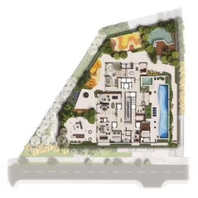 Casa Nacional - Implantação 4º pavimento Casa Nacional - Implantação 4º pavimento