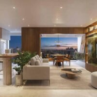 Casa Nacional - Perspectiva living 114m² Casa Nacional - Perspectiva living 114m²