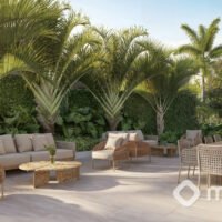 Jardim da Hípica - Terraço do salão de festas Jardim da Hípica - Terraço do salão de festas