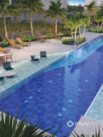 Reserva São Caetano Bosque - Piscina com deck molhado e solarium