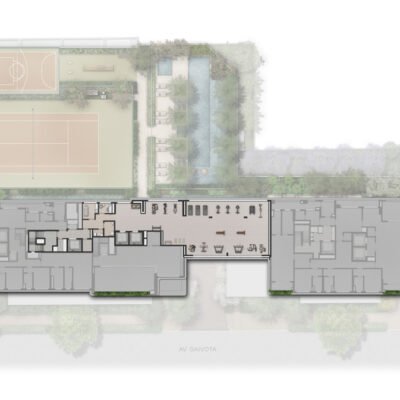 La Galerie - Implantação 3º pavimento La Galerie - Implantação 3º pavimento