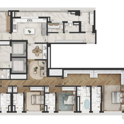 La Galerie - Planta 345m² - Tipo La Galerie - Planta 345m² - Tipo