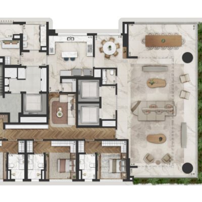 La Galerie - Planta 416m² - Tipo La Galerie - Planta 416m² - Tipo