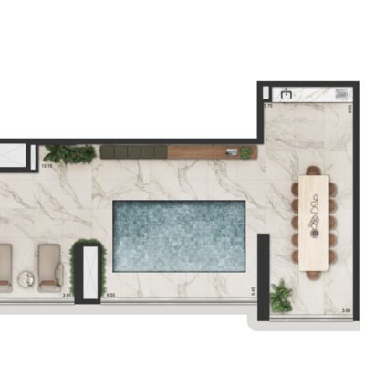 La Galerie - Planta 569m² - Casa inferior La Galerie - Planta 569m² - Casa inferior