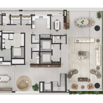 La Galerie - Planta 770m² - Duplex inferior La Galerie - Planta 770m² - Duplex inferior