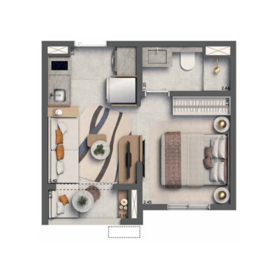 living-full-eldorado-planta-24m-studio living-full-eldorado-planta-24m-studio