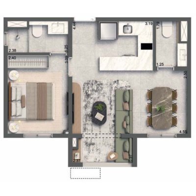 living-full-eldorado-planta-37m-opcao-1-dorm living-full-eldorado-planta-37m-opcao-1-dorm