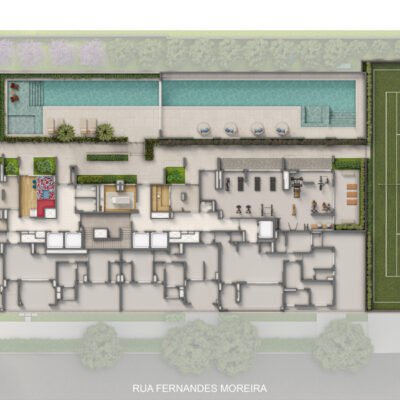 Wellness Chácara Santo Antônio - Implantação lazer Wellness Chácara Santo Antônio - Implantação lazer